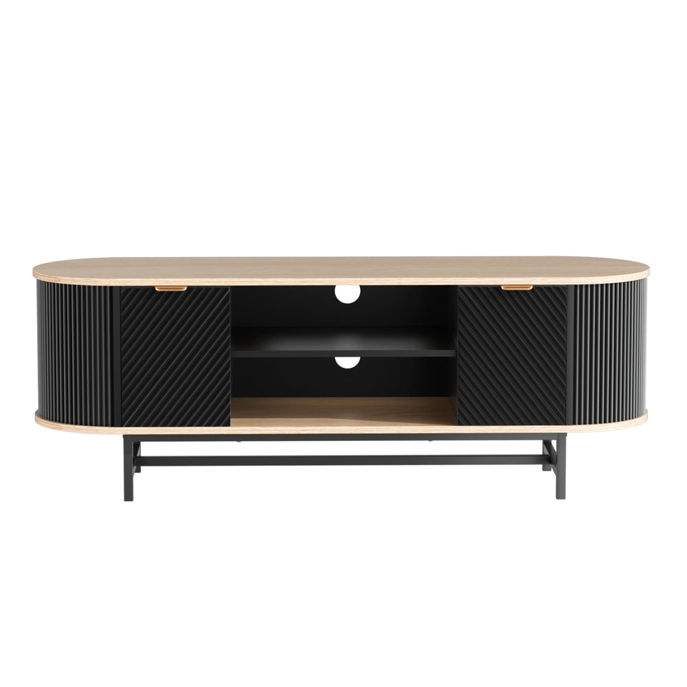 TV Unit Entertainment Unit - Black Pine