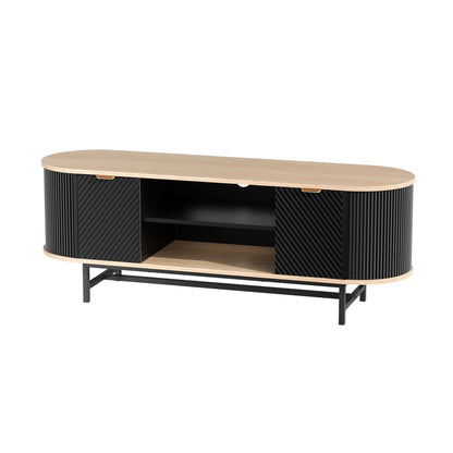 TV Unit Entertainment Unit - Black Pine