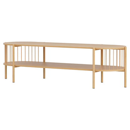 TV Unit Entertainment Unit Storage Shelf 148cm - Pine