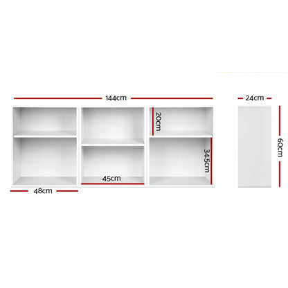 Vena Bookshelf Set of 3 - White