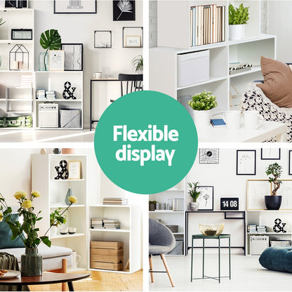 Vena Bookshelf Set of 3 - White