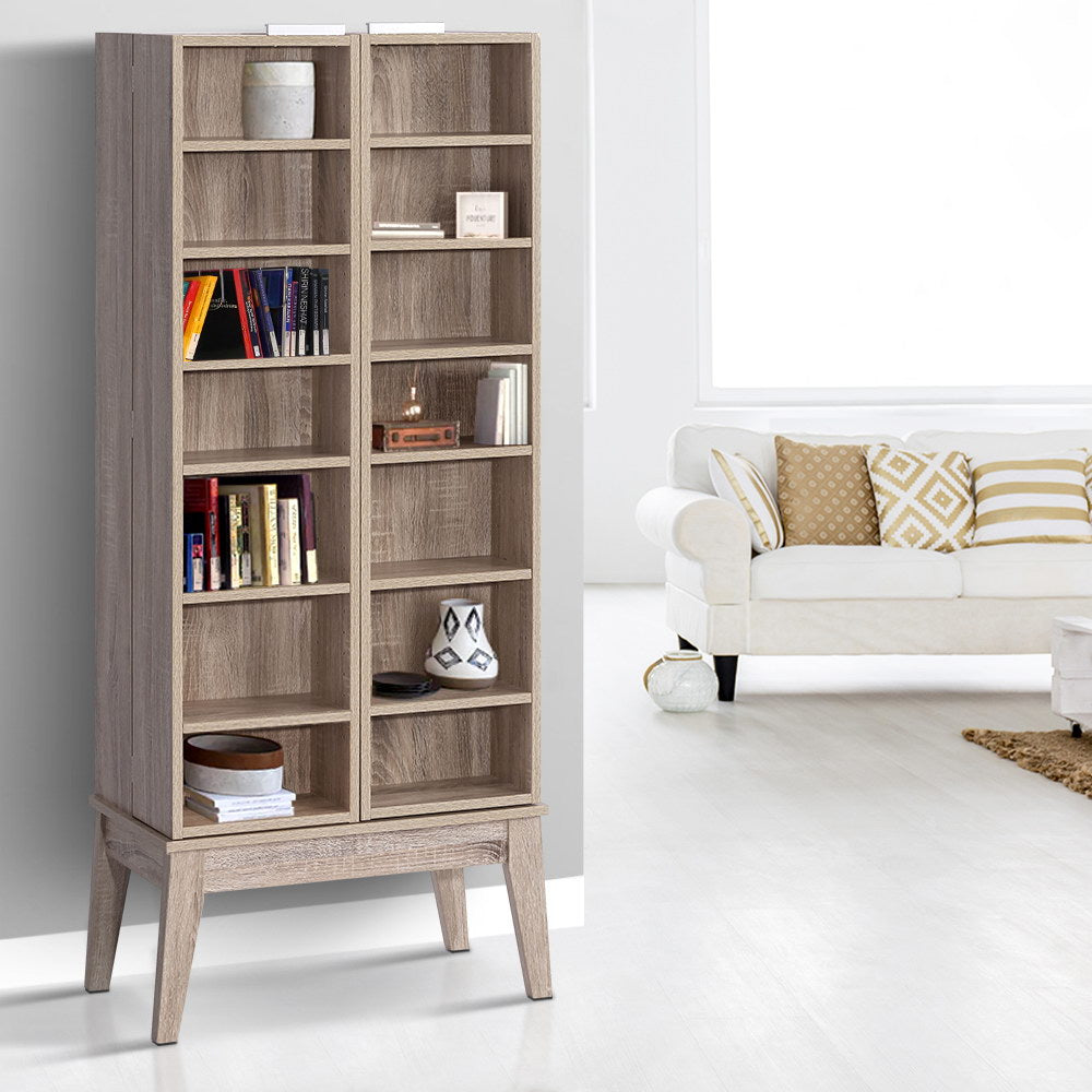 Berg Bookshelf Storage Rack - Oak