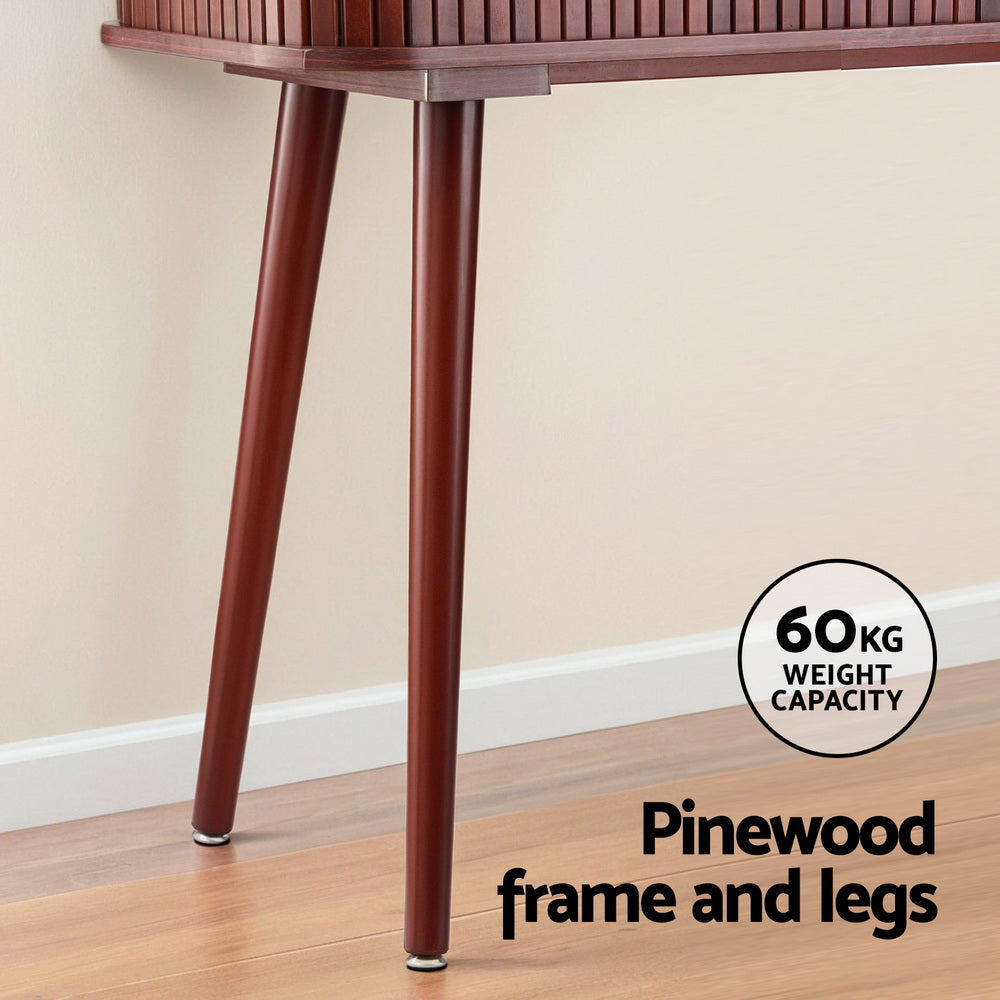 Arno Console Table 2 Drawers 120CM - Walnut