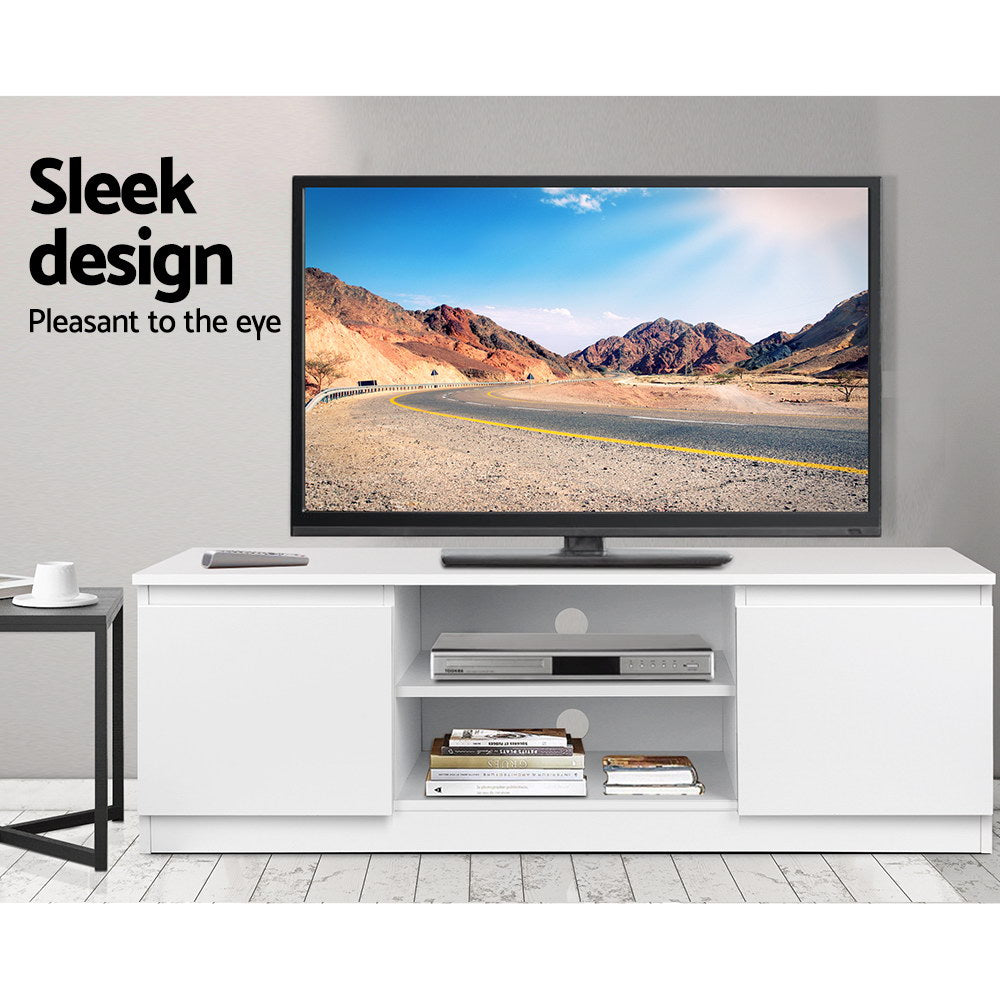 Anita TV Cabinet Entertainment Unit 120cm - White