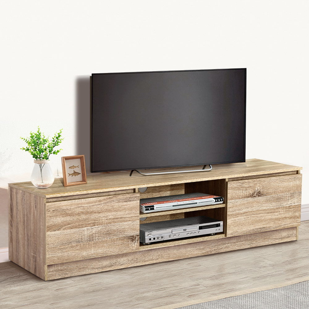 Charles TV Cabinet Entertainment Unit 160cm - Pine