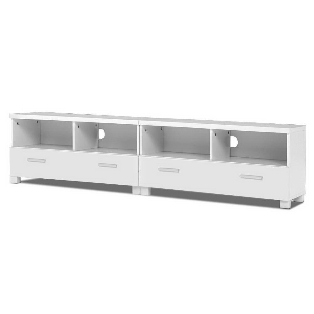 Eddie TV Cabinet Entertainment Unit 180cm - White