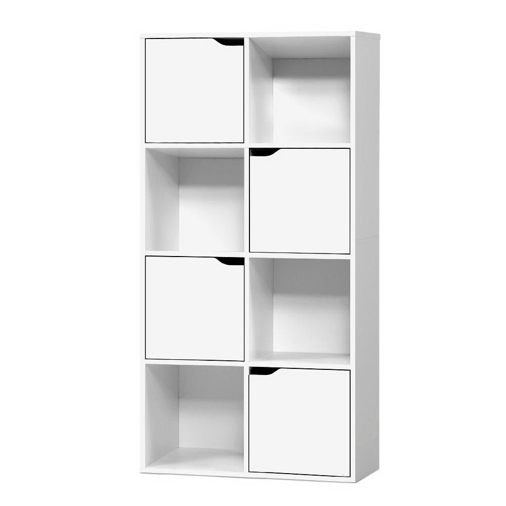 Dana Bookshelf 8 Cube Shlef - White