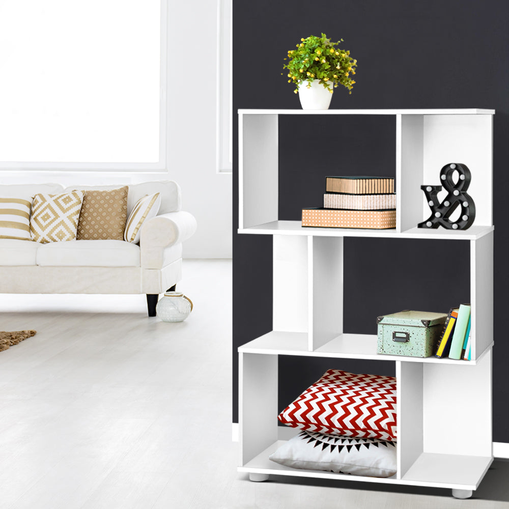 Nina Bookshelf 3 Tiers - White