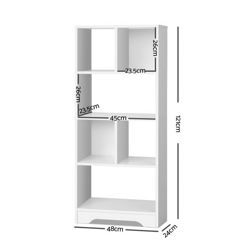 Ana Bookshelf 6 Tiers - White