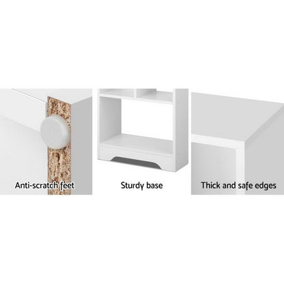 Ana Bookshelf 6 Tiers - White