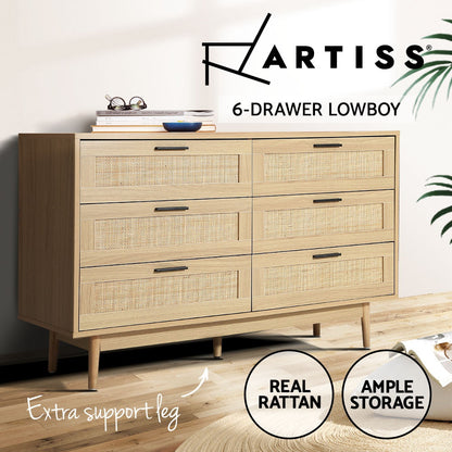 Briony 6 Chest of Drawers - Oak