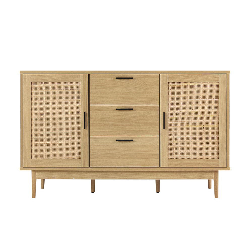 Briony Rattan Buffet Sideboard - Oak