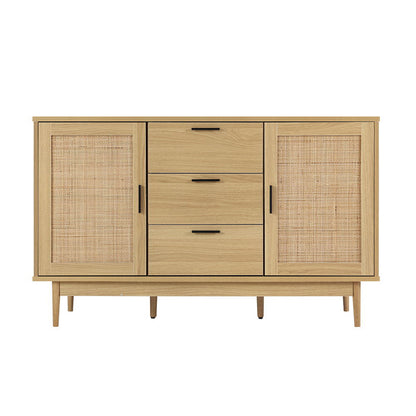 Briony Rattan Buffet Sideboard - Oak
