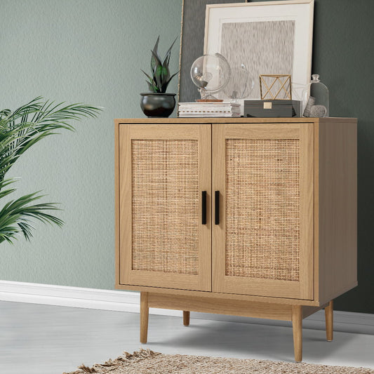 Briony Rattan Buffet Sideboard 2 Doors - Oak
