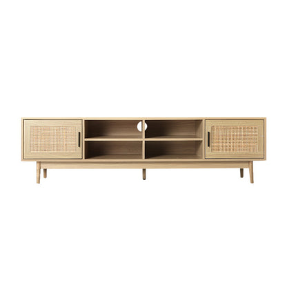Cole TV Cabinet Entertainment Unit 180cm - Rattan
