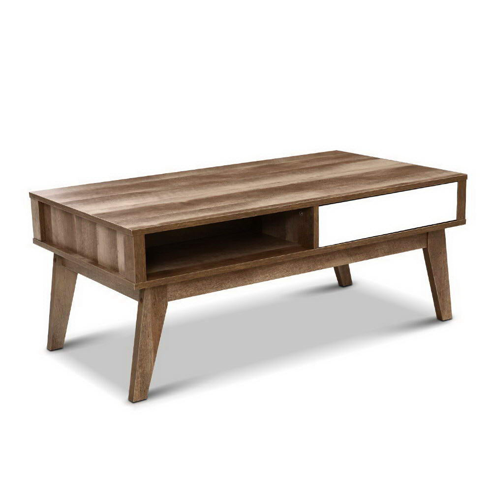 Serena Coffee Table 2 Drawers - Walnut