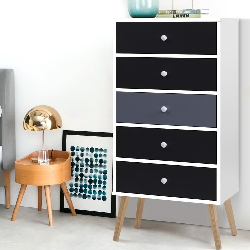 Bonds 5 Chest of Drawers - White