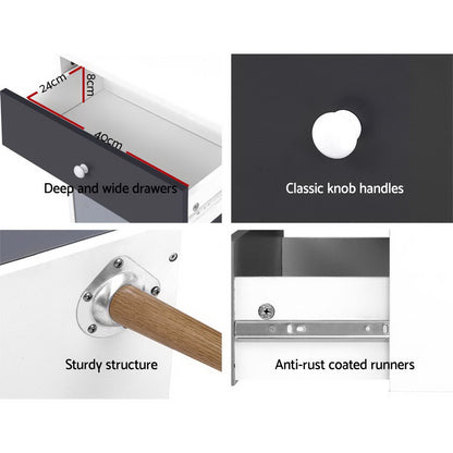 Bonds 5 Chest of Drawers - White