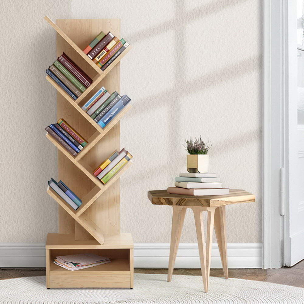 Echo Tree Bookshelf 7 Tiers - Oak