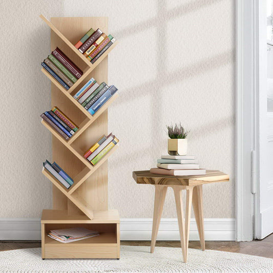 Echo Tree Bookshelf 7 Tiers - Oak