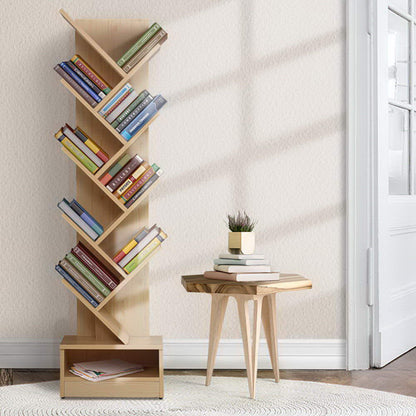 Echo Tree Bookshelf 9 Tiers - Oak