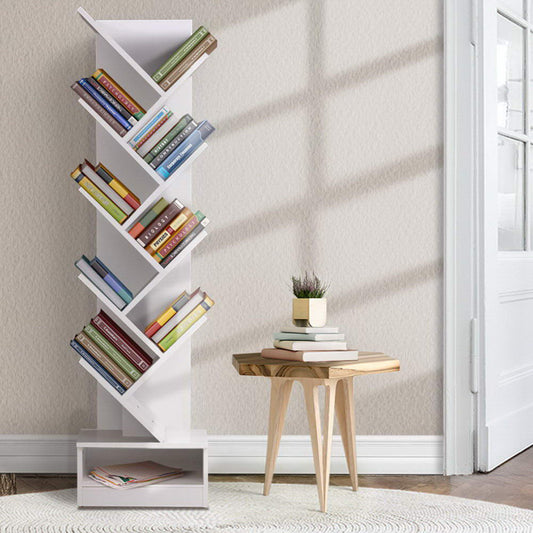 Echo Tree Bookshelf 9 Tiers - White