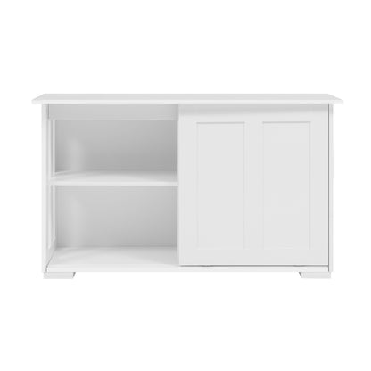 Sera Buffet Sideboard Sliding Doors - White