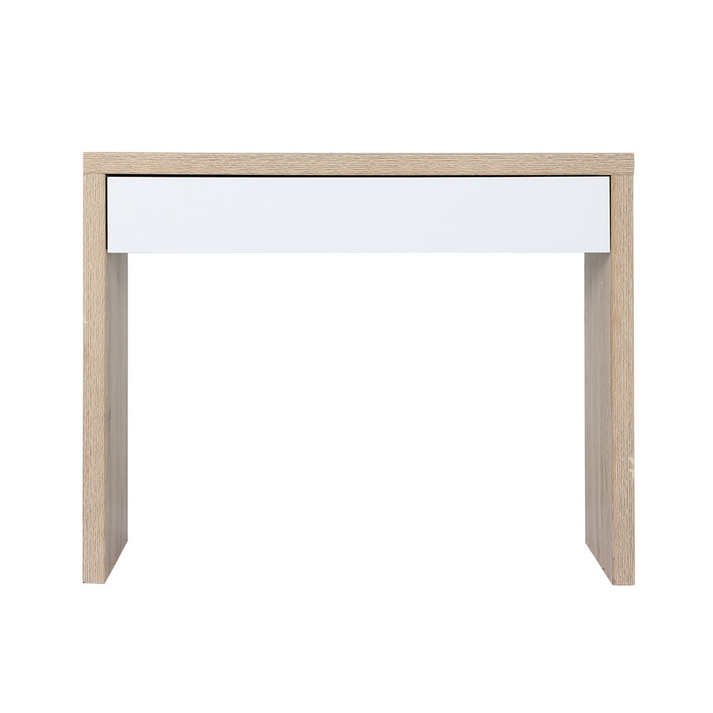 Jory Console Table Storage Drawer - White Pine