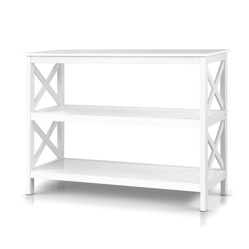 Polly Console Table 3-tier - White