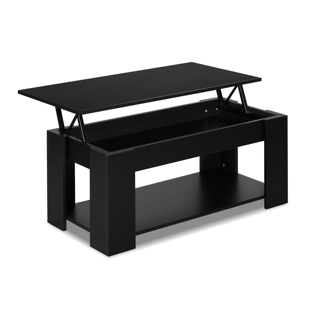 Lift-Top Coffee Table - Black