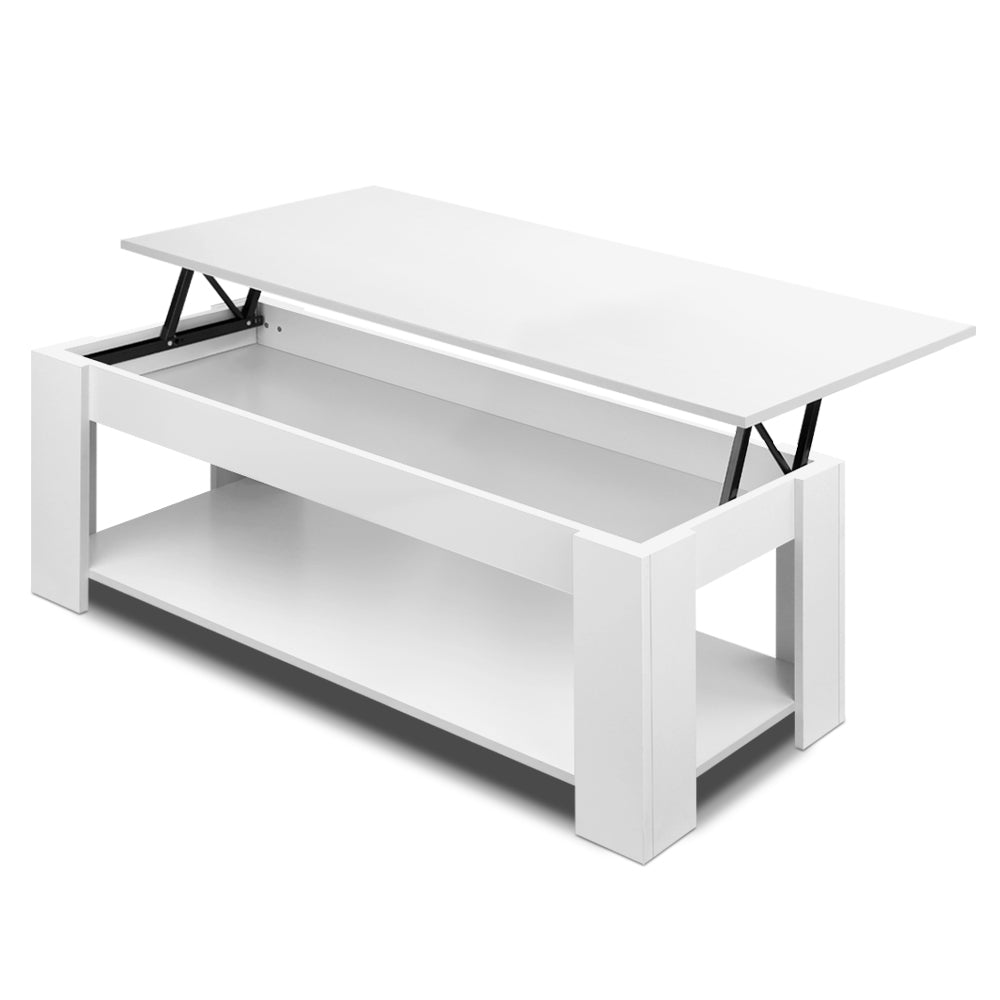 Lift-Top Coffee Table - White