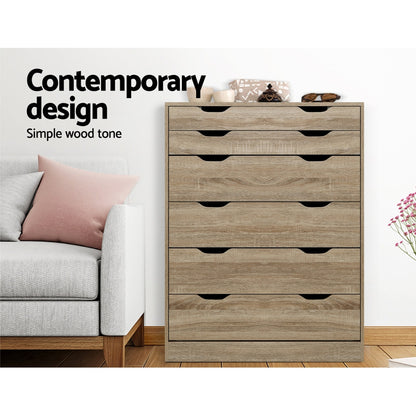 Myla 6 Chest of Drawers - Oak