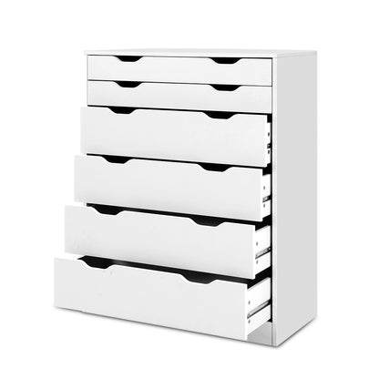 Myla 6 Chest of Drawers - White