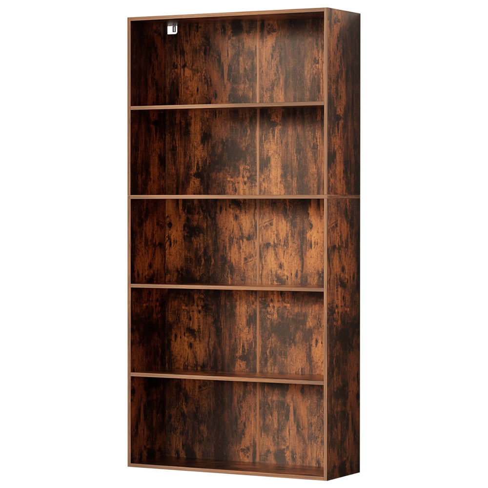 Bookshelf 5 Tiers - Walnut