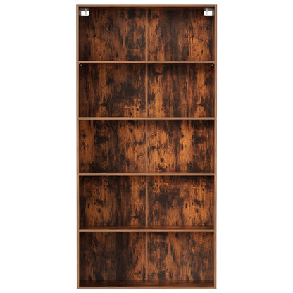 Bookshelf 5 Tiers - Walnut