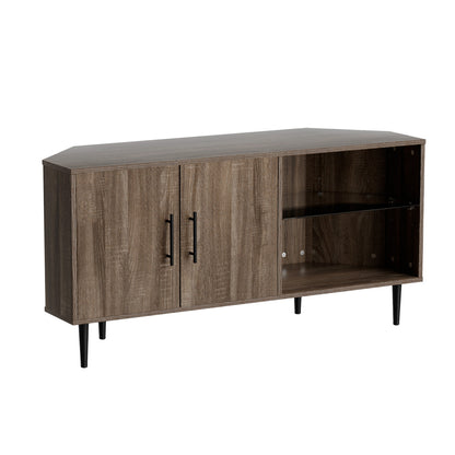 Elen Corner Entertainment Unit 120CM - Walnut