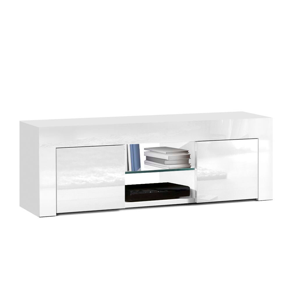 Ivan Entertainment Unit TV Cabinet 130cm - White