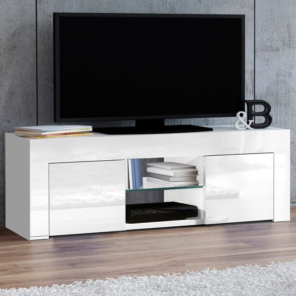 Ivan Entertainment Unit TV Cabinet 130cm - White
