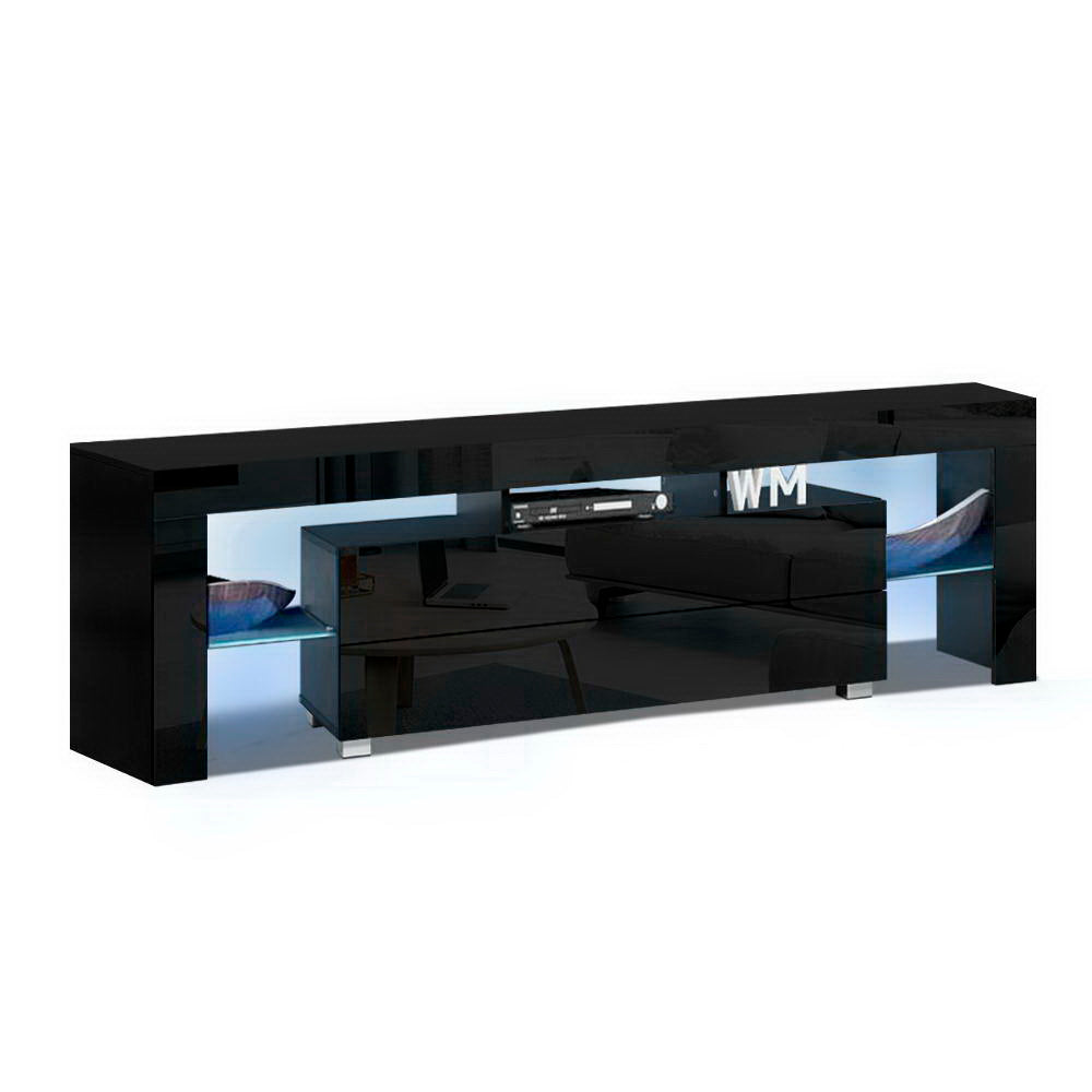 Elo Entertainment Unit TV Cabinet LED 160cm - Black