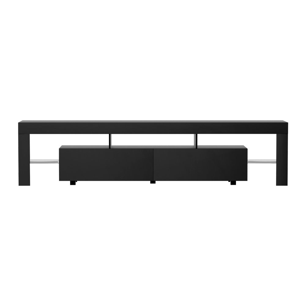 Elo TV Cabinet Entertainment Unit LED 200cm - Gloss Black