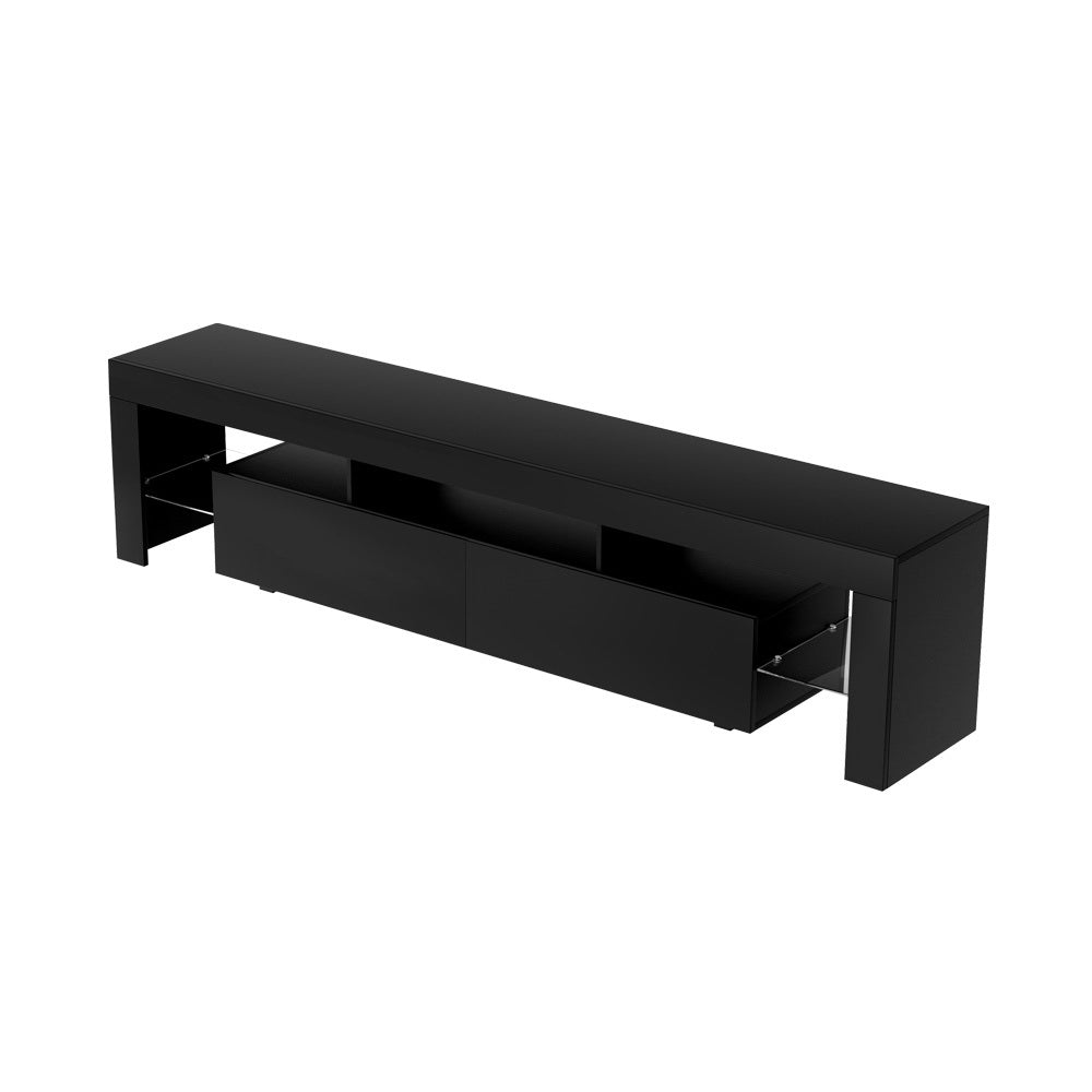 Elo TV Cabinet Entertainment Unit LED 200cm - Gloss Black
