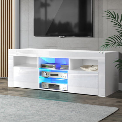 Angus Entertainment Unit TV Cabinet LED 145cm - White