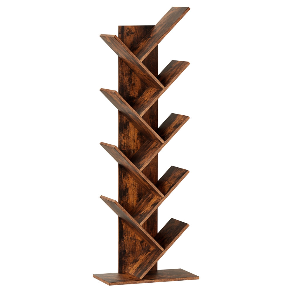 Tree Bookshelf 9 Tiers - Walnut