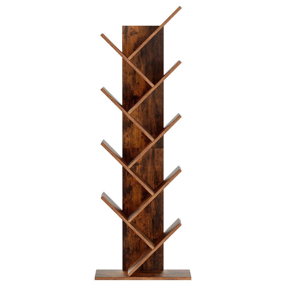 Tree Bookshelf 9 Tiers - Walnut