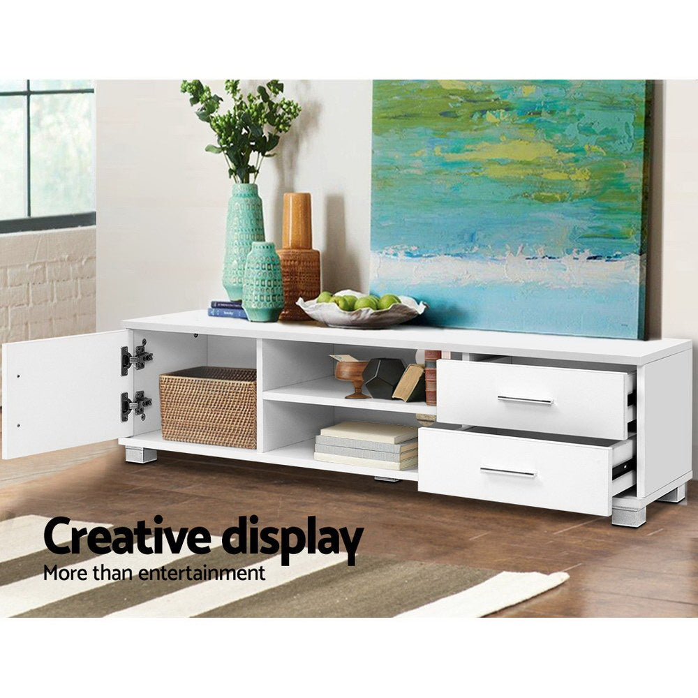 Dylan Entertainment Unit TV Cabinet 120cm - White