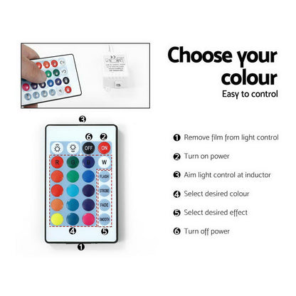 Elo Entertainment Unit TV Cabinet LED 130cm - Black