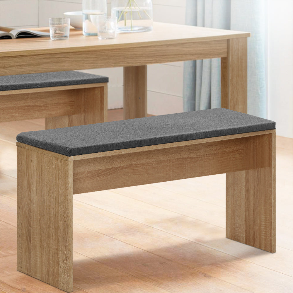 Natu Dining Bench Upholstery Seat 90cm - Oak