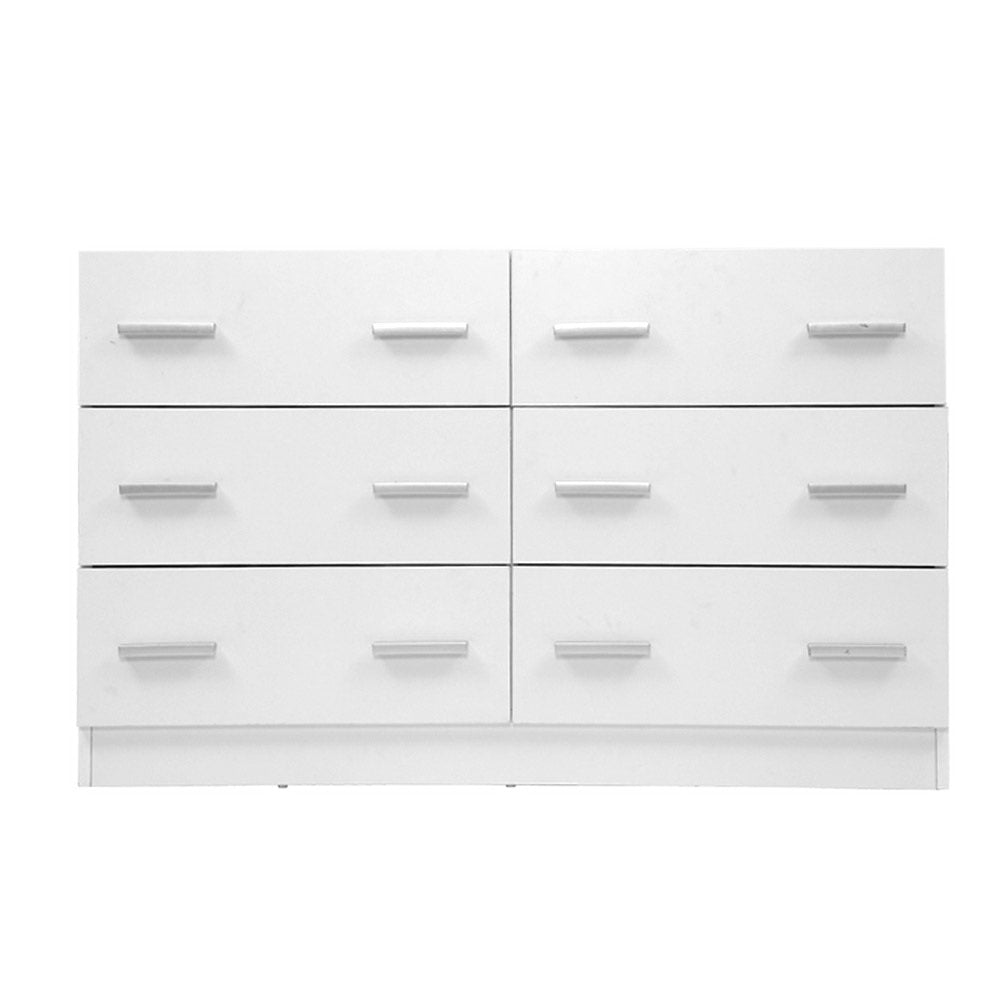 Veda 6 Chest of Drawers - White