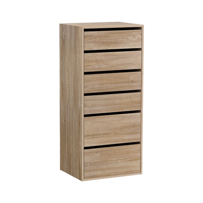 6 Chest of Drawers Dresser Tallboy - Pine