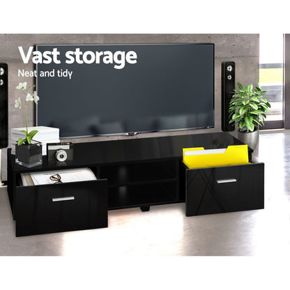 Jim Entertainment Unit TV Cabinet 140cm - Black